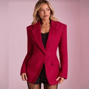Chic Women's Red Blazer